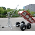 Wood Log Trailer For ATV Dump 